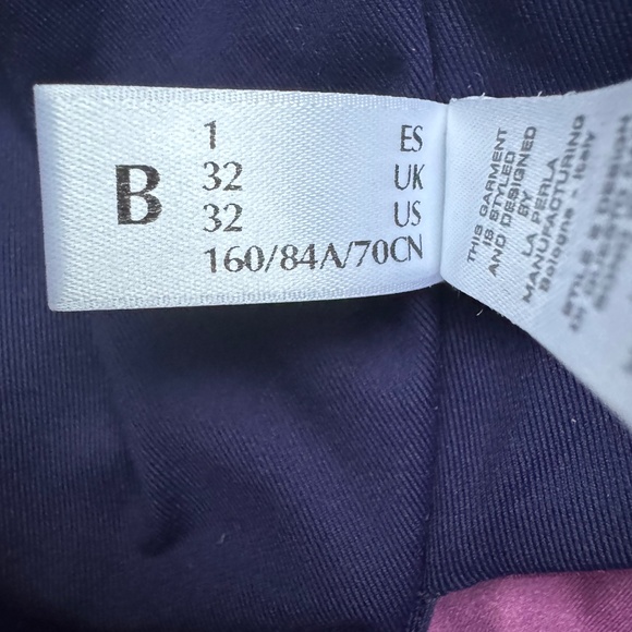 La Perla Reversible Monokini Swim Suit Blue Floral Small 32B - Picture 4 of 6